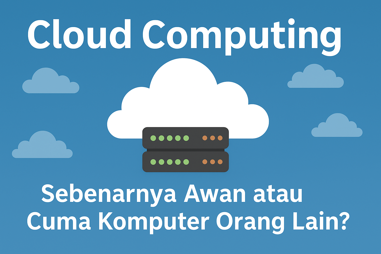 Cloud Computing: Sebenarnya Awan atau Cuma Komputer Orang Lain?