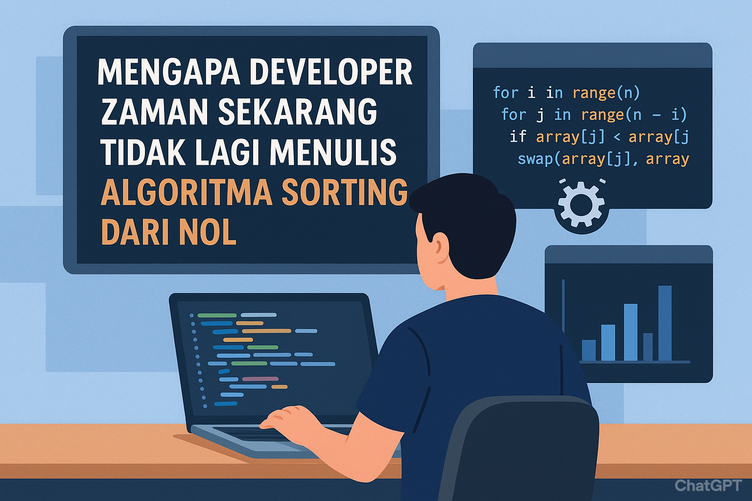 Mengapa Developer Zaman Sekarang Tidak Lagi Menulis Algoritma Sorting dari Nol