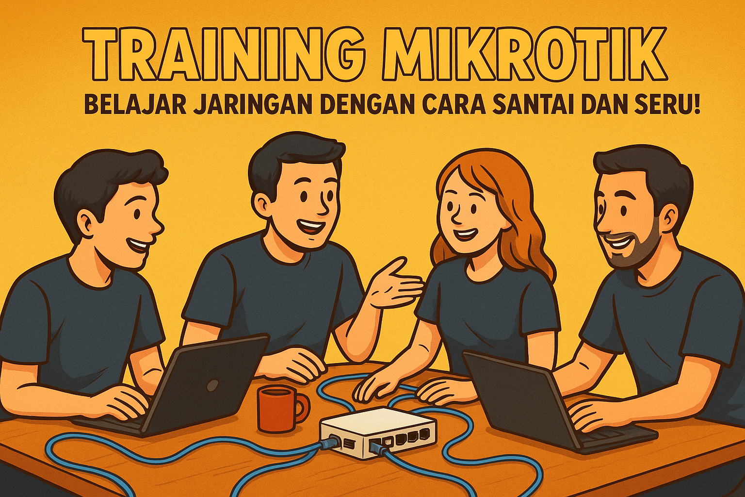 Training Mikrotik: Belajar Jaringan dengan Cara Santai dan Seru!